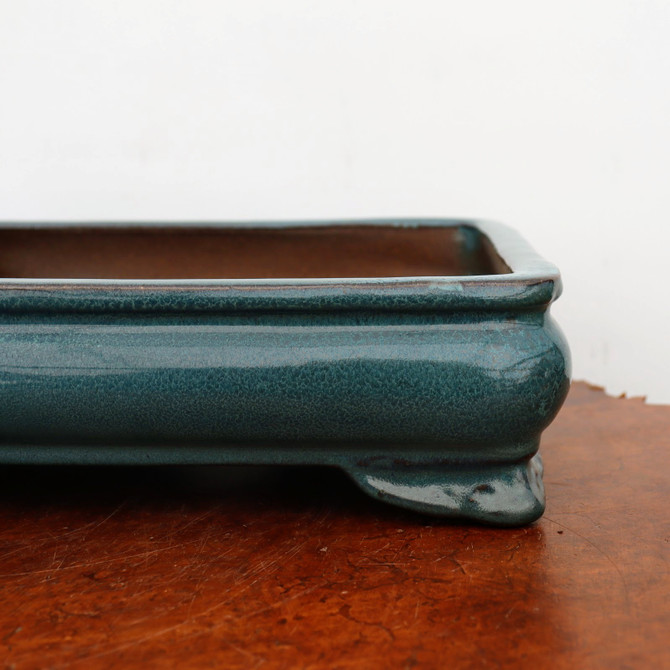 15-Inch Glazed Yixing Bonsai Pot (No. 2407b)