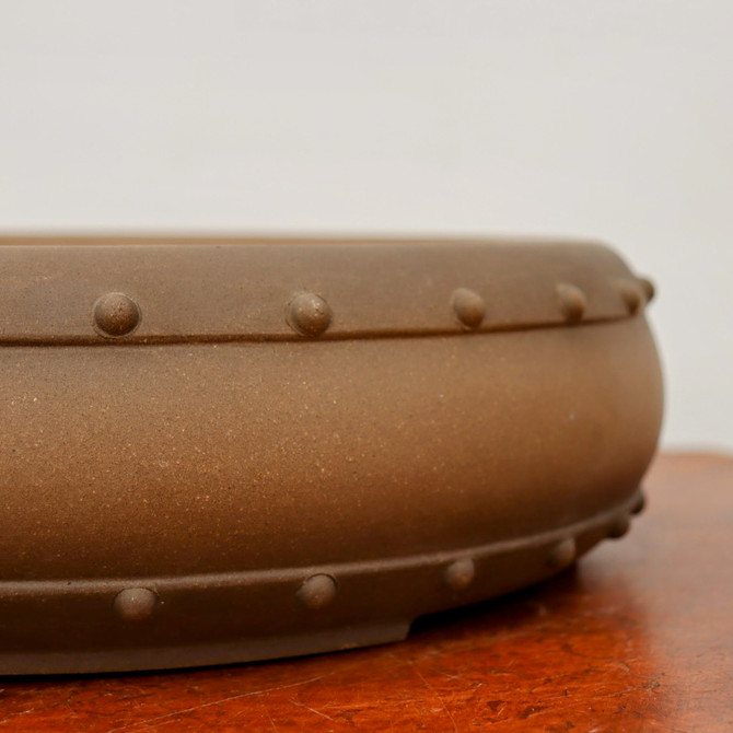 13" Round Yixing Bonsai Drum (No. 1504)