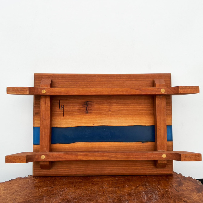 15" Handmade Display Table with River Effect No. TSM1c