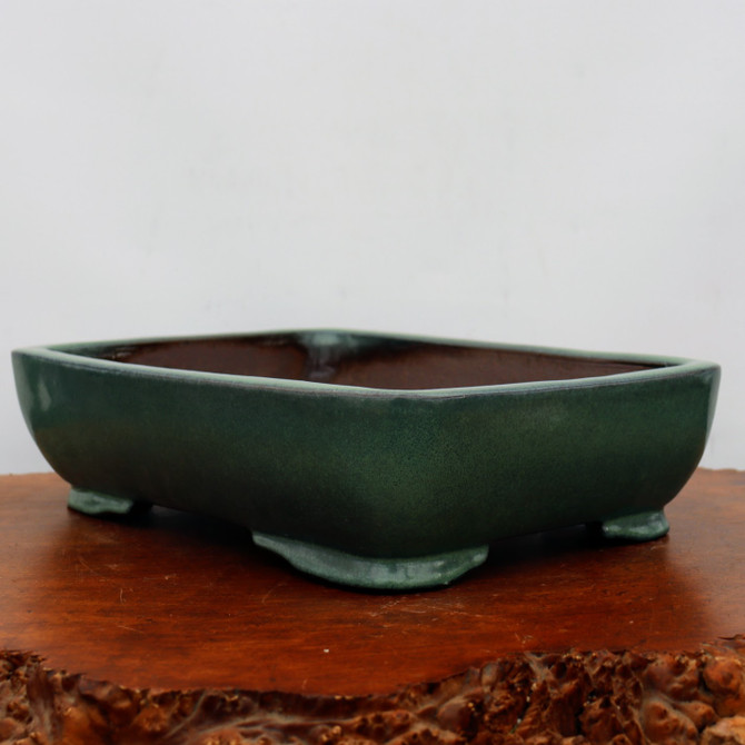 15" Glazed Yixing Bonsai Pot (No. 2294c)