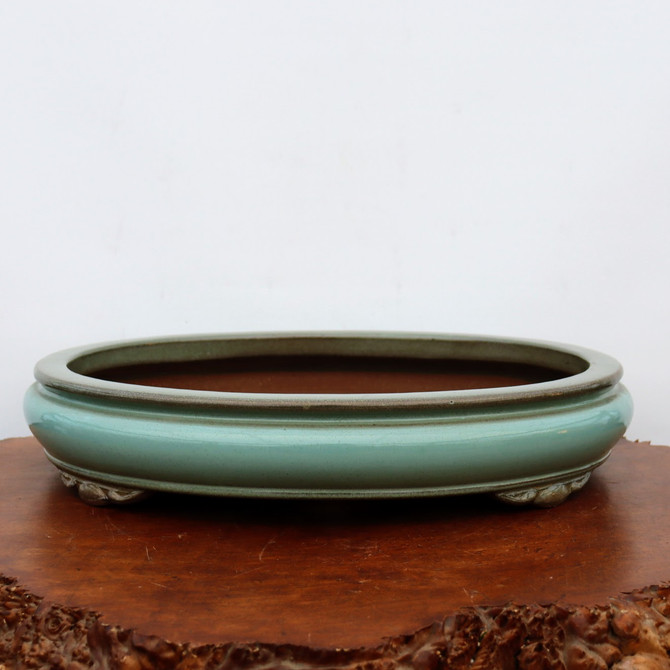 19-Inch Glazed Yixing Bonsai Pot (No. 2370e)