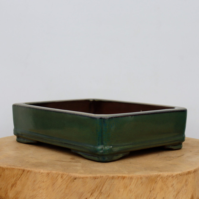 10-Inch Glazed Yixing Bonsai Pot (No. 2315m)