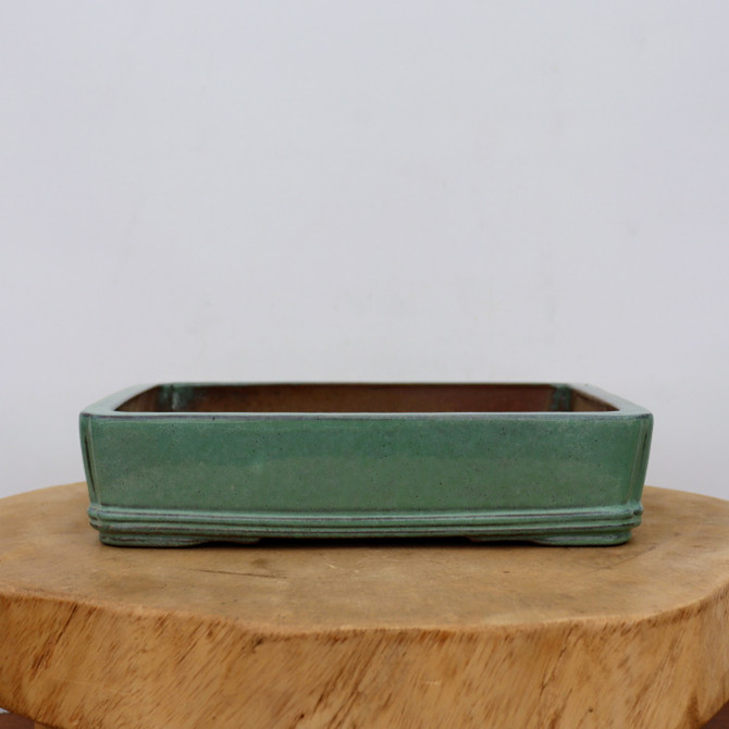 10-Inch Glazed Yixing Bonsai Pot (No. 2315p)