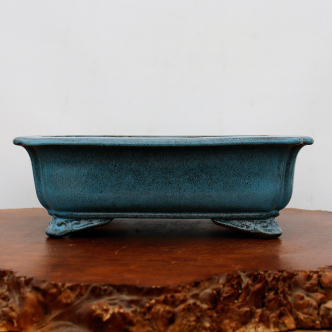 13-Inch Glazed Yixing Bonsai Pot (No. 2292a)