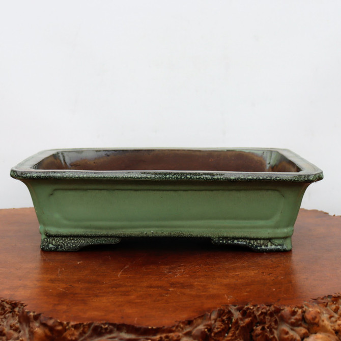 15-Inch Glazed Yixing Bonsai Pot (No. 2293a)