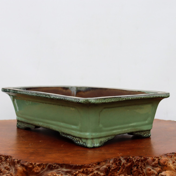 15-Inch Glazed Yixing Bonsai Pot (No. 2293a)