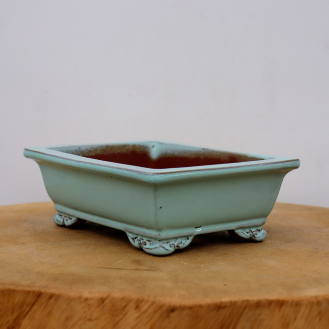 7-Inch Glazed Yixing Bonsai Pot (No. 2325a)