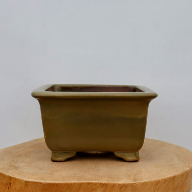 9-Inch Glazed Yixing Bonsai Pot (No. 2307d)