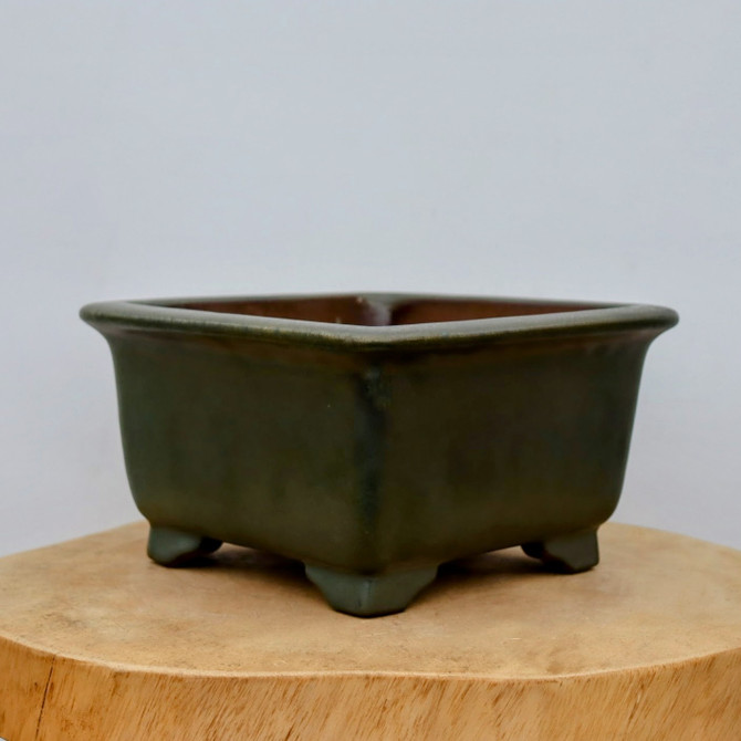 9-Inch Glazed Yixing Bonsai Pot (No. 2307f)