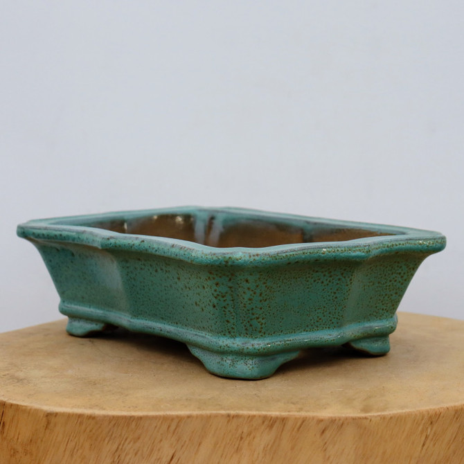 11-Inch Glazed Yixing Bonsai Pot (No. 2310a)