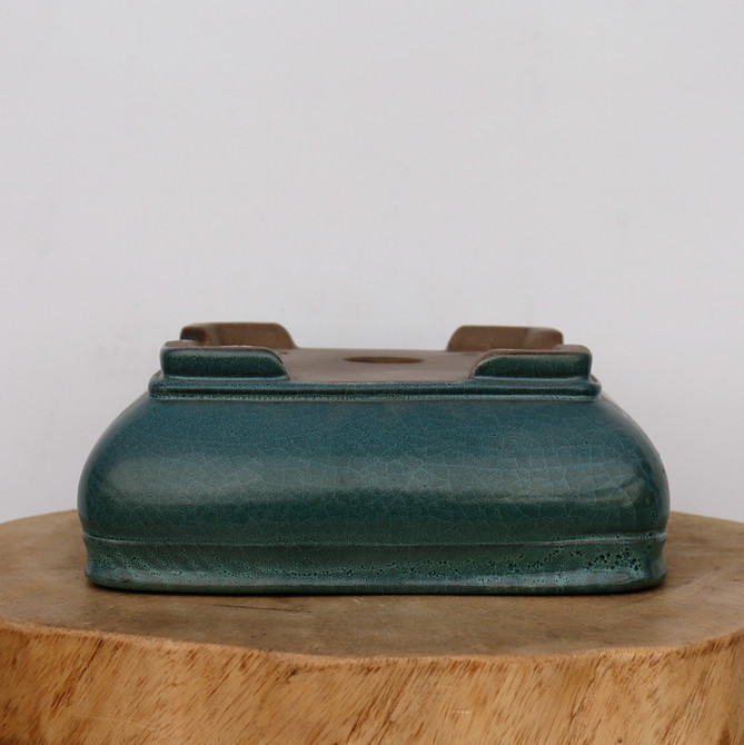 9-Inch Glazed Yixing Bonsai Pot (No. 2303e)