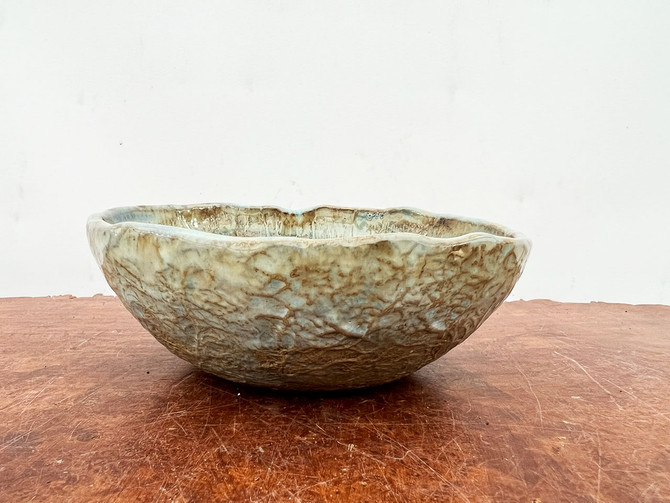 Mary Jane Carlson (Whistling Fish Pottery) Bonsai Pot No. TSP32