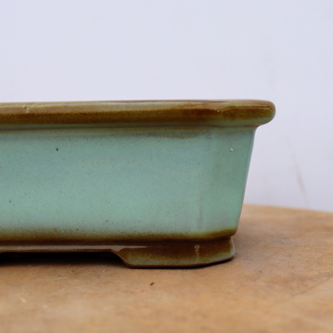 8-Inch Glazed Yixing Bonsai Pot (No. 2316a)