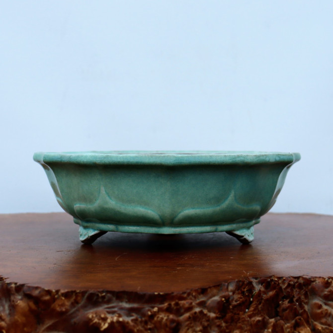 12-Inch Glazed Yixing Bonsai Pot (No. 2321d)