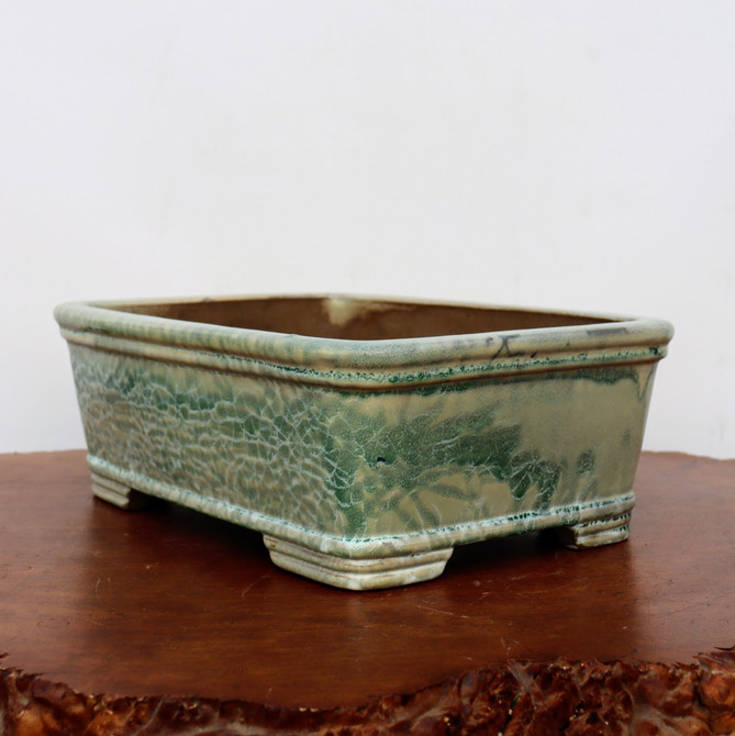 13-Inch Glazed Yixing Bonsai Pot (No. 2318b)