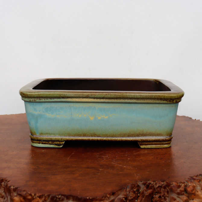 13-Inch Glazed Yixing Bonsai Pot (No. 2318d)