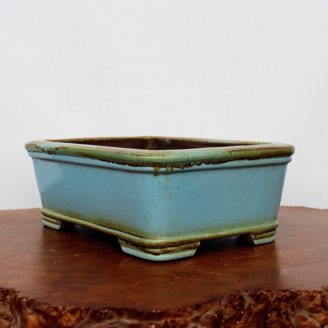 13-Inch Glazed Yixing Bonsai Pot (No. 2318f)