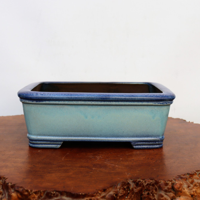 13-Inch Glazed Yixing Bonsai Pot (No. 2318j)