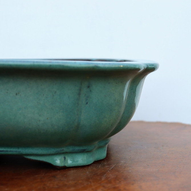 13-Inch Glazed Yixing Bonsai Pot (No. 2323a)