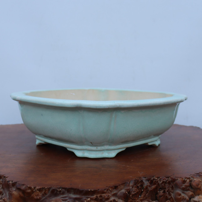 13-Inch Glazed Yixing Bonsai Pot (No. 2323b)