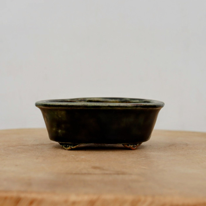 4" Japanese Tokoname Pot - Tani Ranzan (No. 1320)