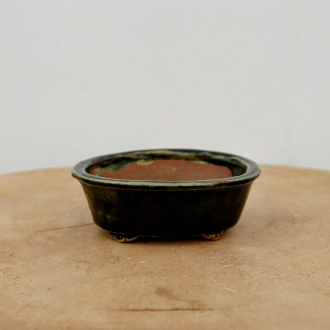 4" Japanese Tokoname Pot - Tani Ranzan (No. 1320)