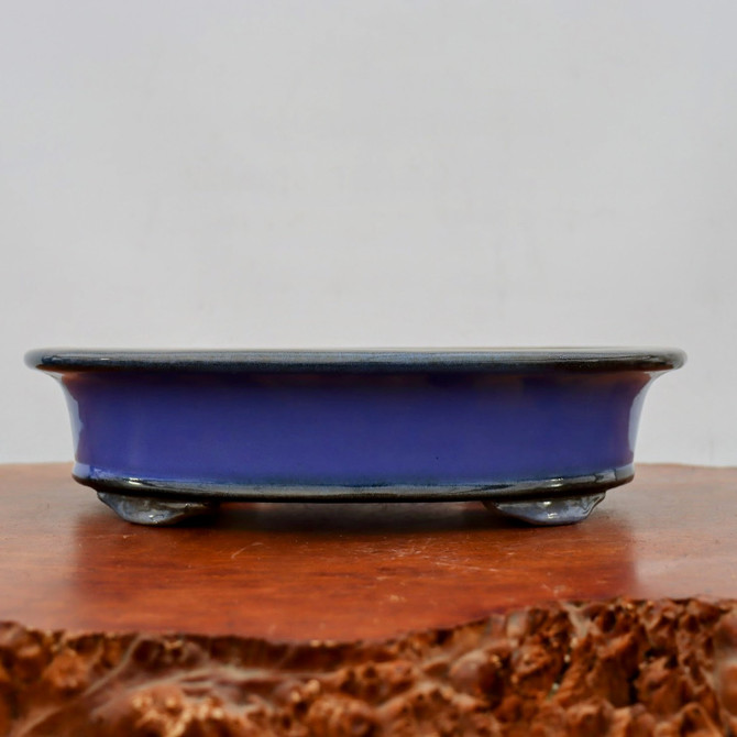 13-Inch Glazed Yixing Bonsai Pot (No. 2299a)