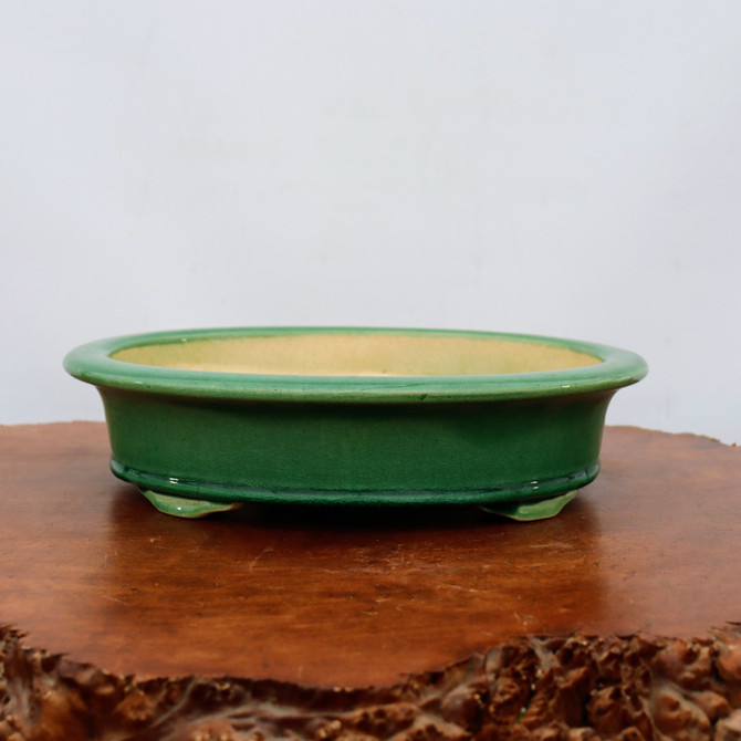 13-Inch Glazed Yixing Bonsai Pot (No. 2299k)