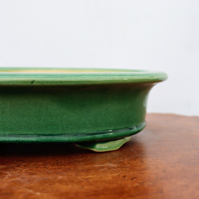 13-Inch Glazed Yixing Bonsai Pot (No. 2299k)