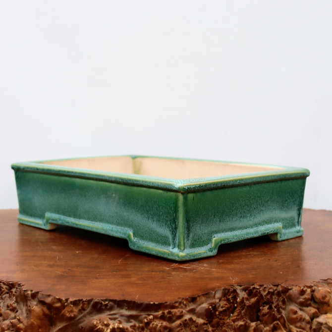 13-Inch Glazed Yixing Bonsai Pot (No. 2298j)