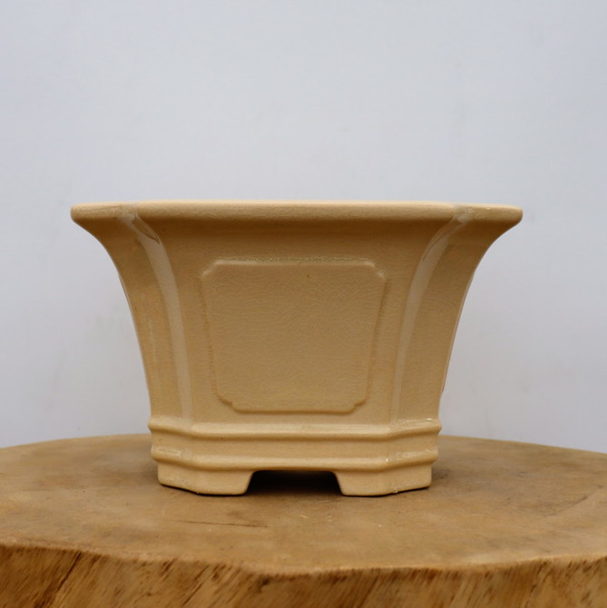 8-Inch Glazed Yixing Bonsai Pot (No. 2300)