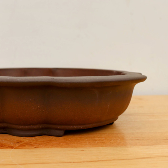 13-Inch Unglazed Yixing Bonsai Pot (No. 2447)