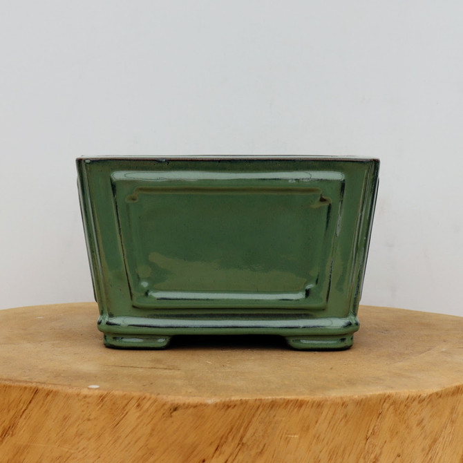 7-Inch Glazed Yixing Bonsai Pot (No. 2313)