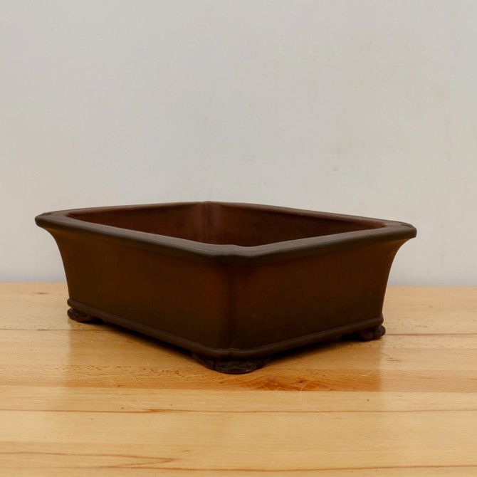 11-Inch Unglazed Yixing Bonsai Pot (No. 2453)