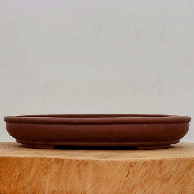 11-Inch Unglazed Yixing Bonsai Pot (No. 2291)