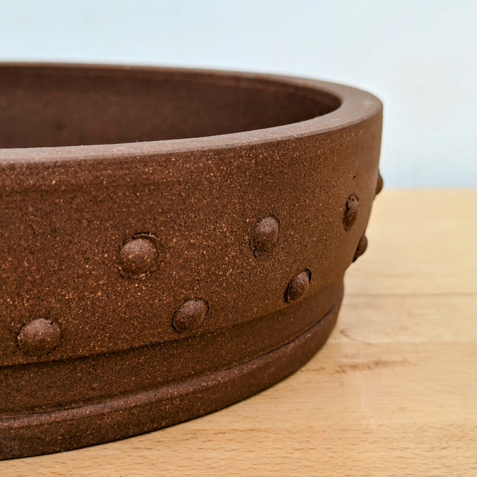 11-Inch Unglazed Yixing Bonsai Pot (No. 2479)