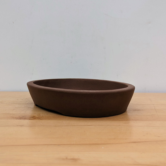 11-Inch Unglazed Yixing Bonsai Pot (No. 2477)