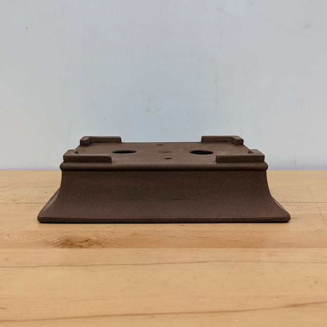 12-Inch Unglazed Yixing Bonsai Pot (No. 2456)