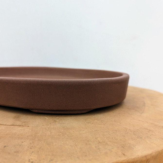 9-Inch Unglazed Yixing Bonsai Pot (No. 2459)