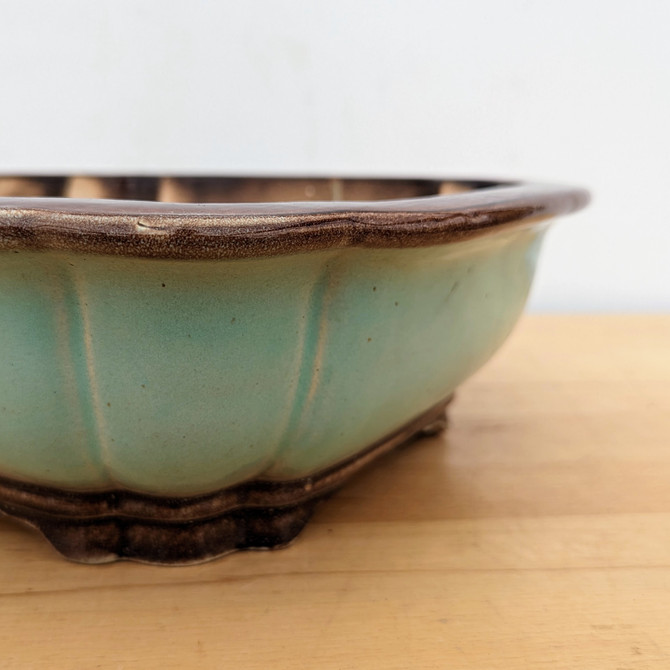 13-Inch Glazed Yixing Bonsai Pot (No. 2323g)