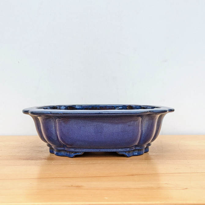 14-Inch Glazed Yixing Bonsai Pot (No. 2436)