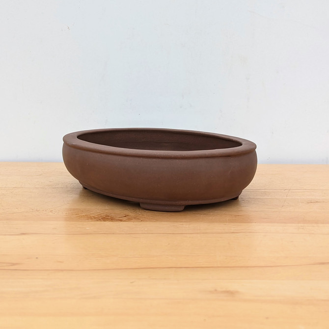11-Inch Unglazed Yixing Bonsai Pot (No. 2466)