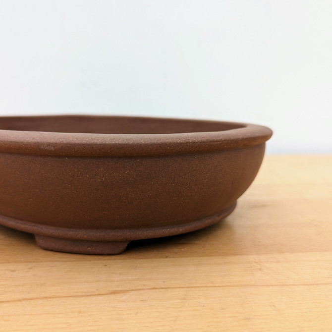 12-Inch Unglazed Yixing Bonsai Pot (No. 2476)