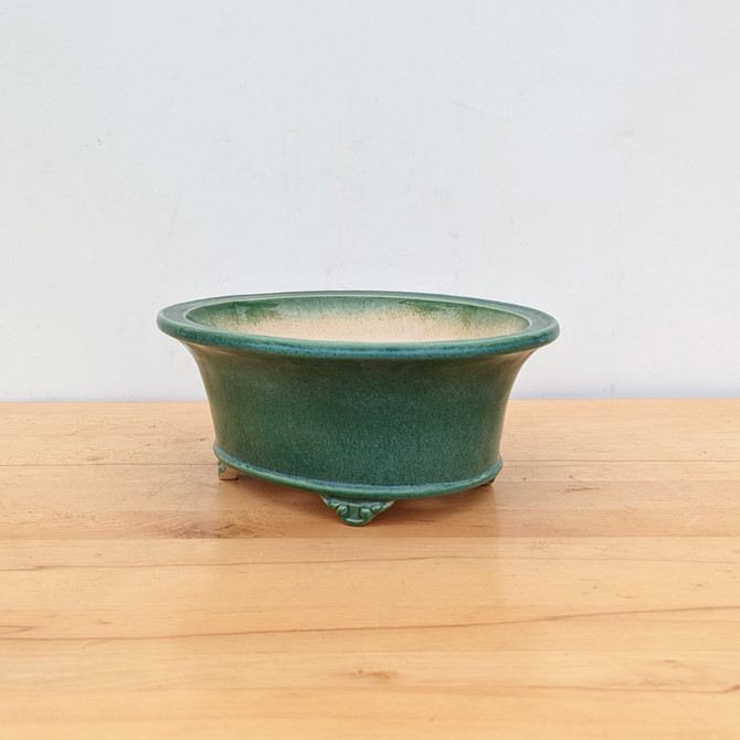 11-Inch Glazed Yixing Bonsai Pot (No. 2306c)