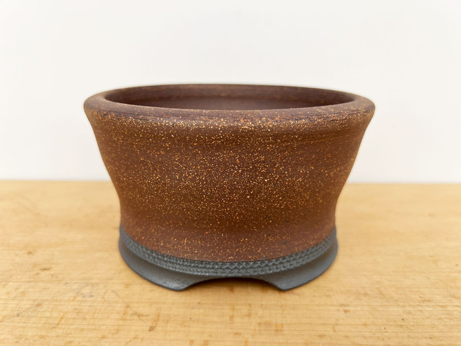 6-Inch Handmade Round Jack Hoover Ceramic Pot (No. 407)