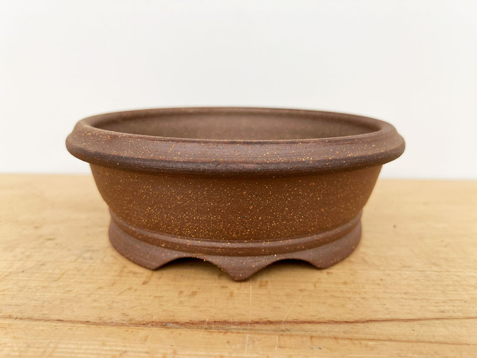 7-Inch Handmade Round Jack Hoover Ceramic Pot (No. 411)