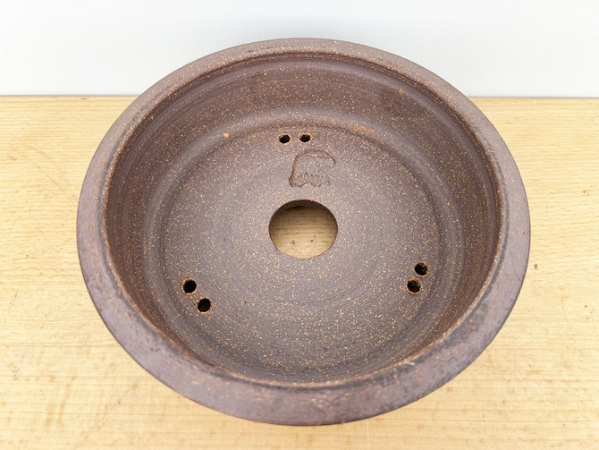7-Inch Handmade Round Jack Hoover Ceramic Pot (No. 412)
