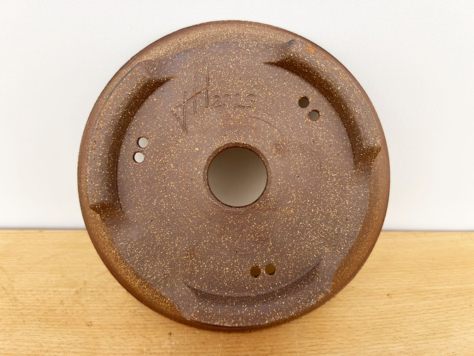 8-Inch Handmade Round Jack Hoover Ceramic Pot (No. 425)