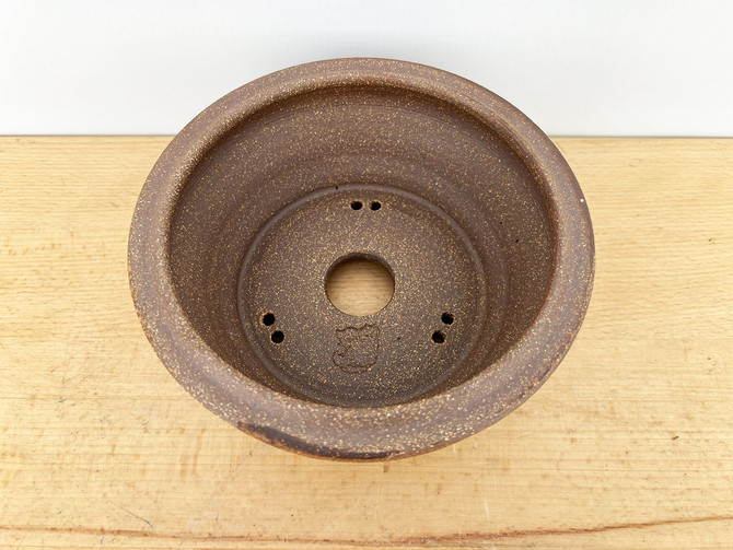 7-Inch Handmade Round Jack Hoover Ceramic Pot (No. 428)