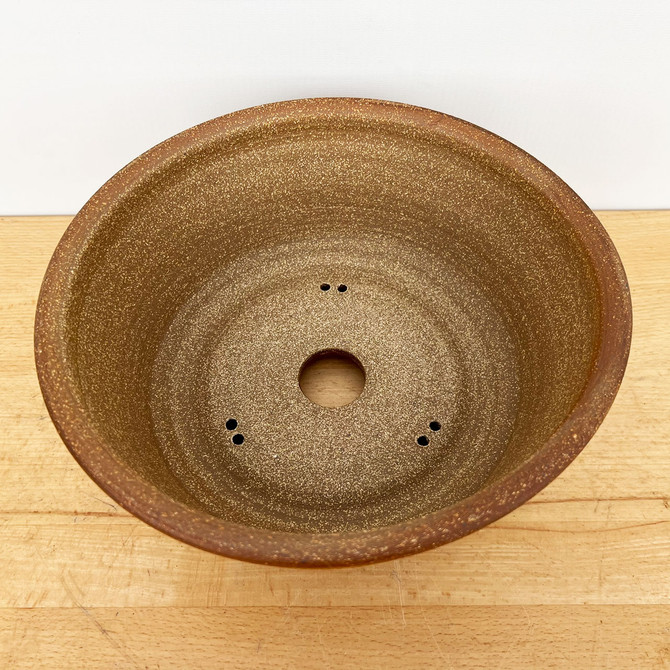 9.5-Inch Handmade Deep Round Jack Hoover Ceramic Pot (No. 434)